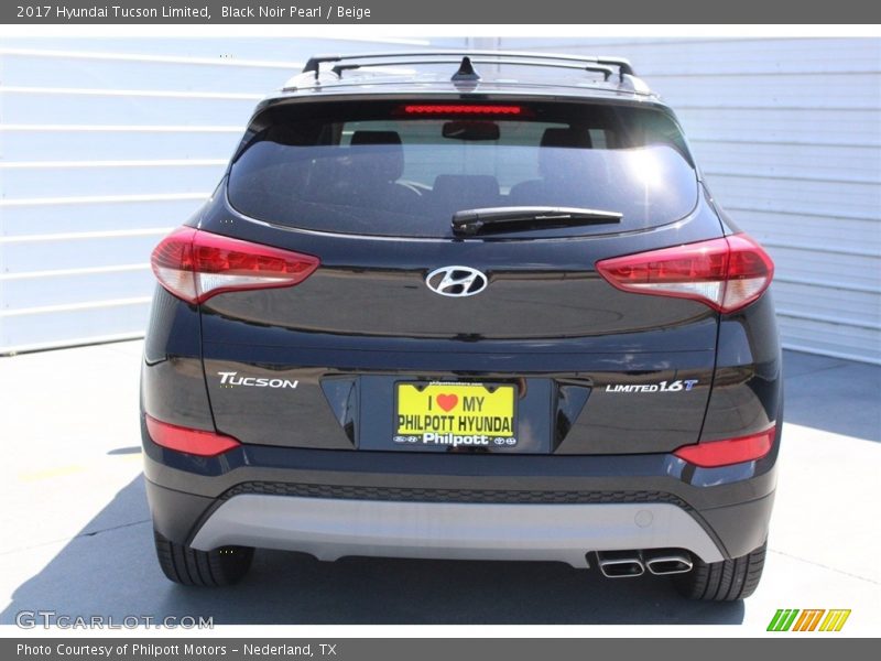 Black Noir Pearl / Beige 2017 Hyundai Tucson Limited