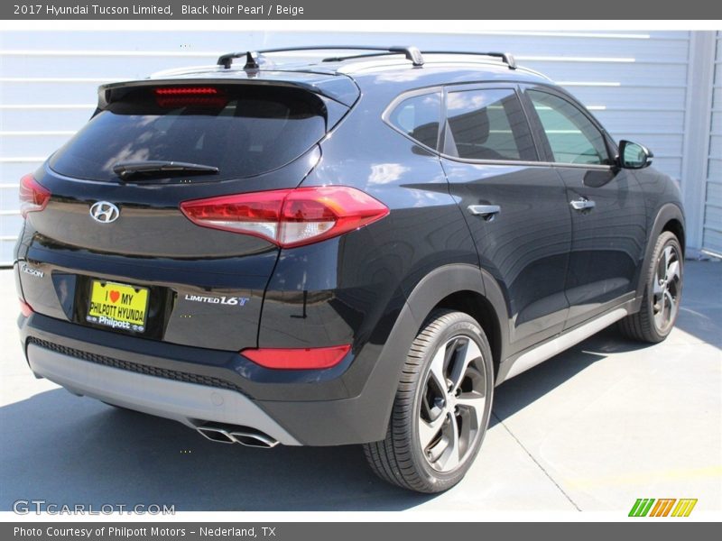 Black Noir Pearl / Beige 2017 Hyundai Tucson Limited