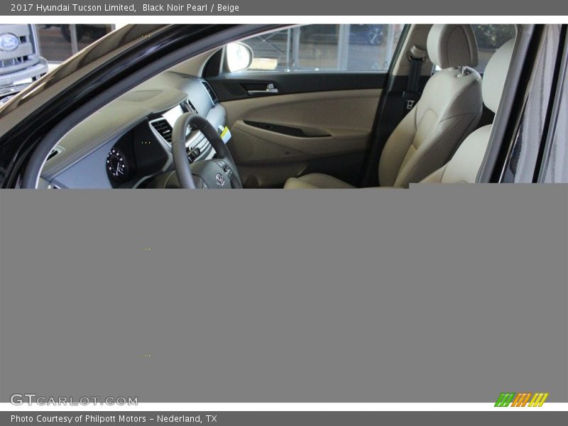 Black Noir Pearl / Beige 2017 Hyundai Tucson Limited