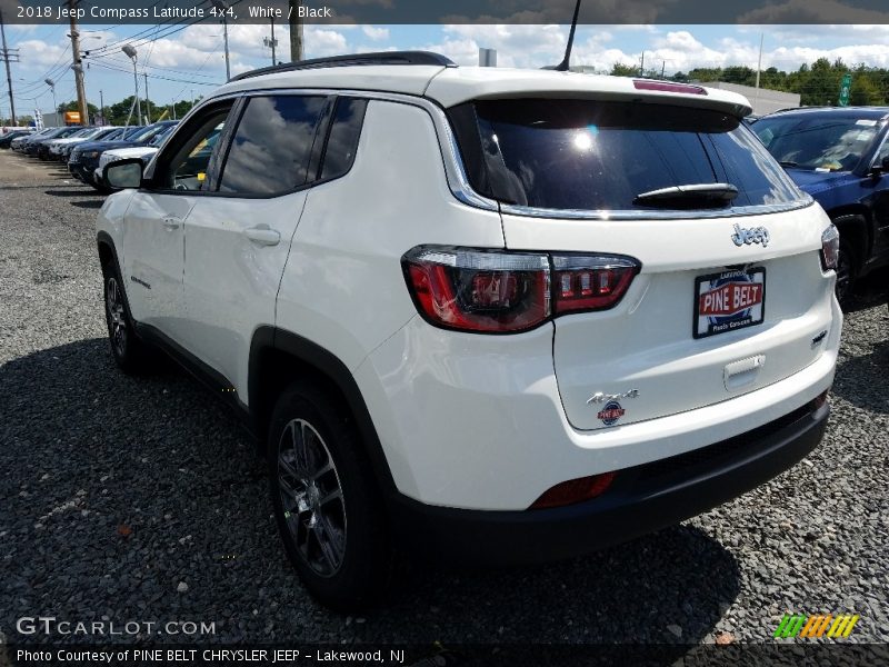 White / Black 2018 Jeep Compass Latitude 4x4