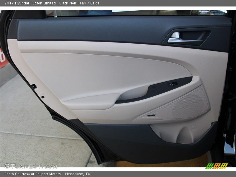 Black Noir Pearl / Beige 2017 Hyundai Tucson Limited