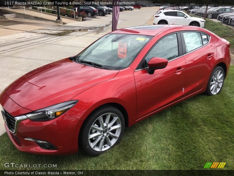 Soul Red Metallic / Parchment 2017 Mazda MAZDA3 Grand Touring 4 Door