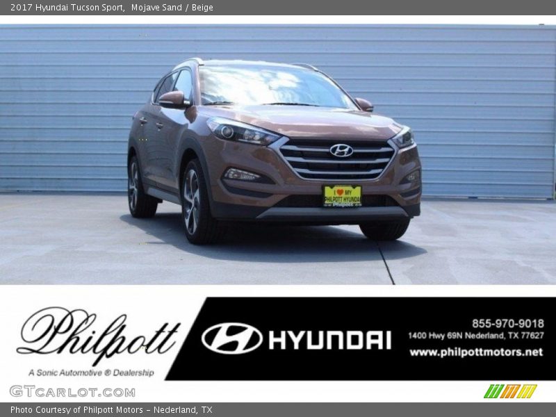 Mojave Sand / Beige 2017 Hyundai Tucson Sport