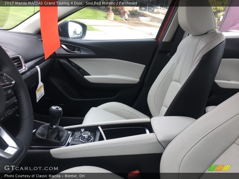 Soul Red Metallic / Parchment 2017 Mazda MAZDA3 Grand Touring 4 Door