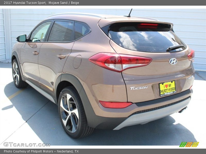 Mojave Sand / Beige 2017 Hyundai Tucson Sport