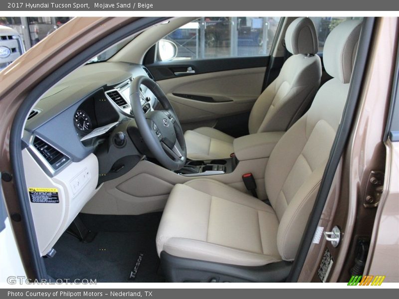 Mojave Sand / Beige 2017 Hyundai Tucson Sport