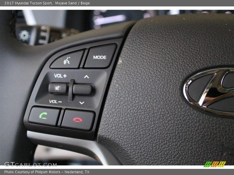 Mojave Sand / Beige 2017 Hyundai Tucson Sport