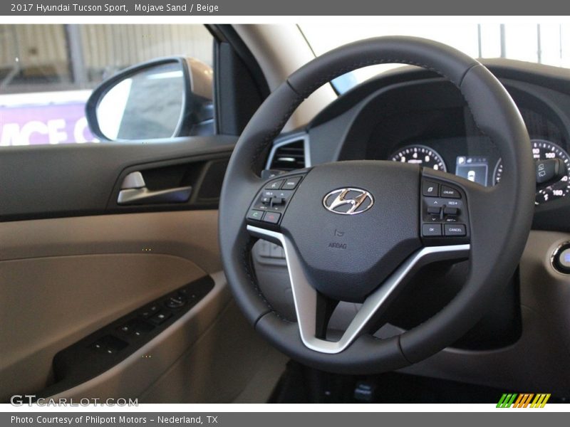 Mojave Sand / Beige 2017 Hyundai Tucson Sport
