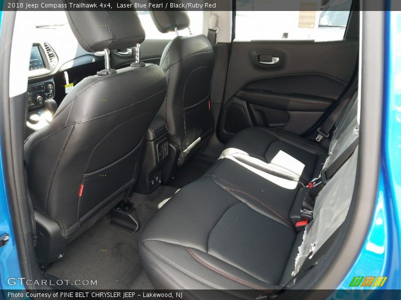 Laser Blue Pearl / Black/Ruby Red 2018 Jeep Compass Trailhawk 4x4