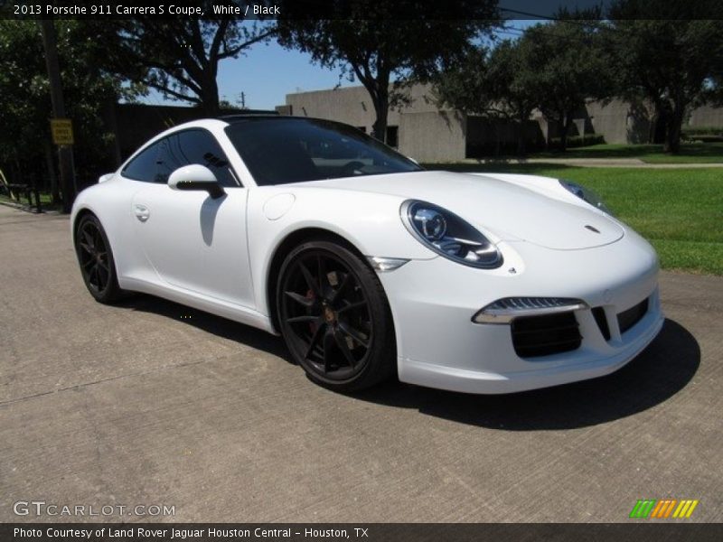 White / Black 2013 Porsche 911 Carrera S Coupe