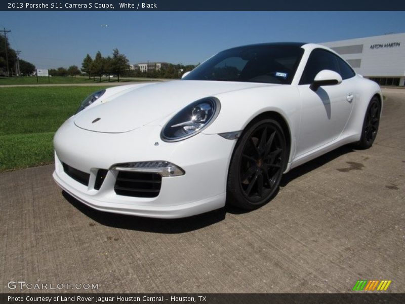 White / Black 2013 Porsche 911 Carrera S Coupe