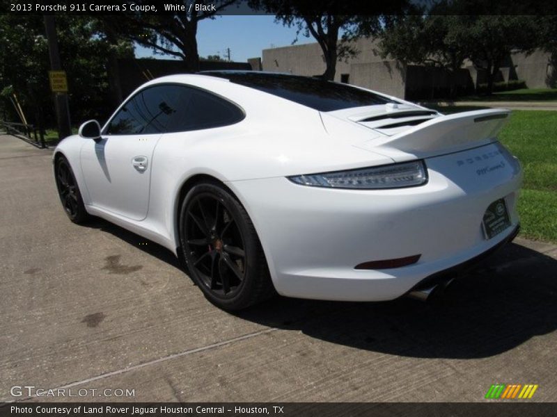 White / Black 2013 Porsche 911 Carrera S Coupe