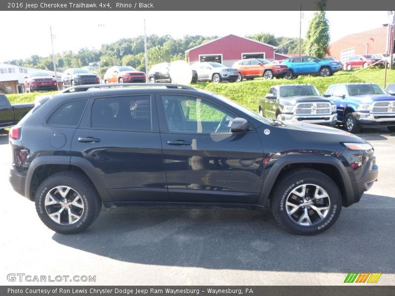 Rhino / Black 2016 Jeep Cherokee Trailhawk 4x4