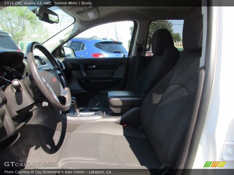 Summit White / Ebony 2014 GMC Acadia SLE AWD