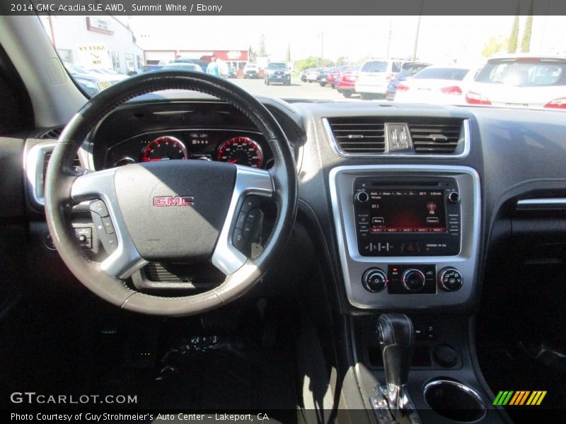 Summit White / Ebony 2014 GMC Acadia SLE AWD