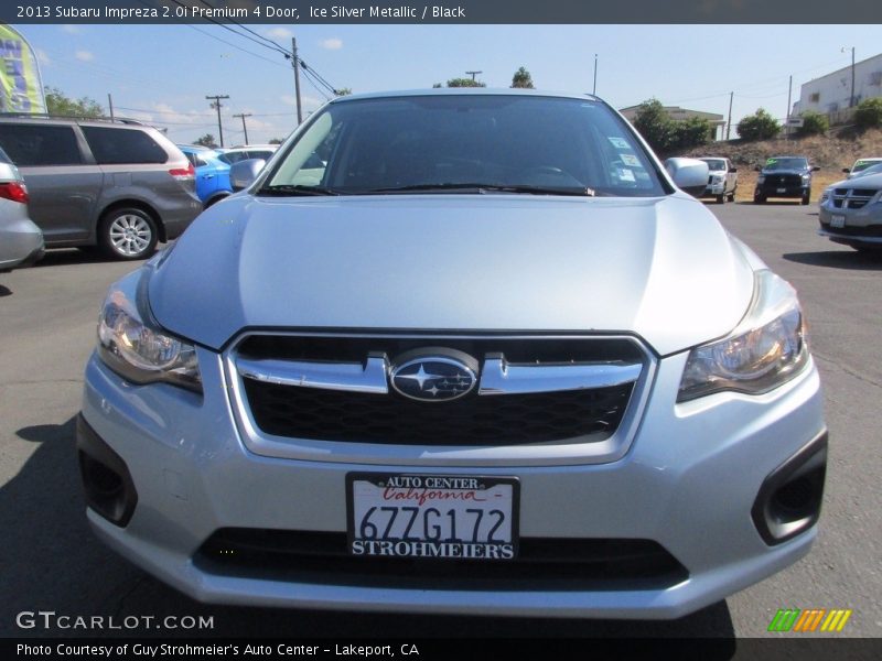 Ice Silver Metallic / Black 2013 Subaru Impreza 2.0i Premium 4 Door