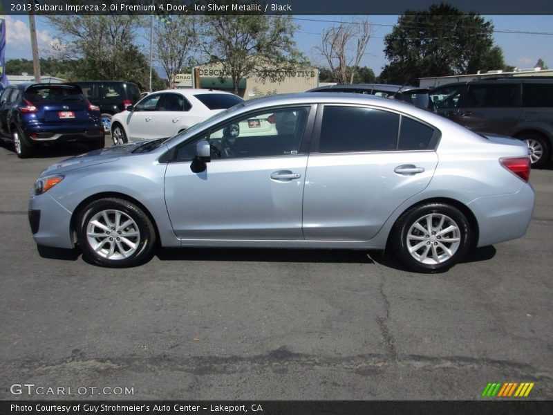 Ice Silver Metallic / Black 2013 Subaru Impreza 2.0i Premium 4 Door