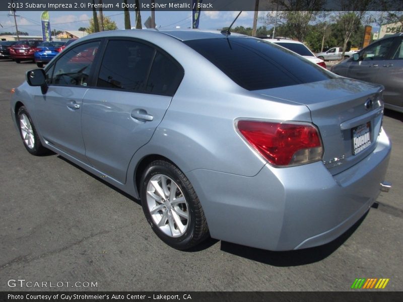 Ice Silver Metallic / Black 2013 Subaru Impreza 2.0i Premium 4 Door