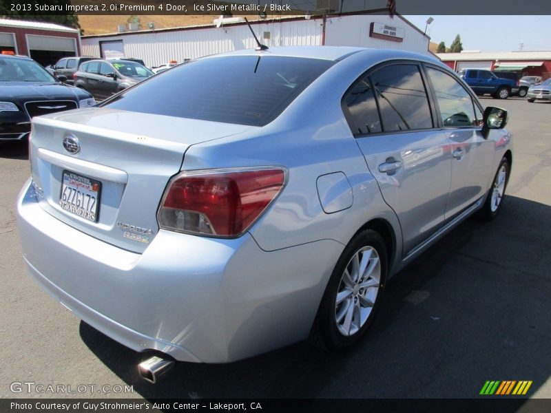 Ice Silver Metallic / Black 2013 Subaru Impreza 2.0i Premium 4 Door