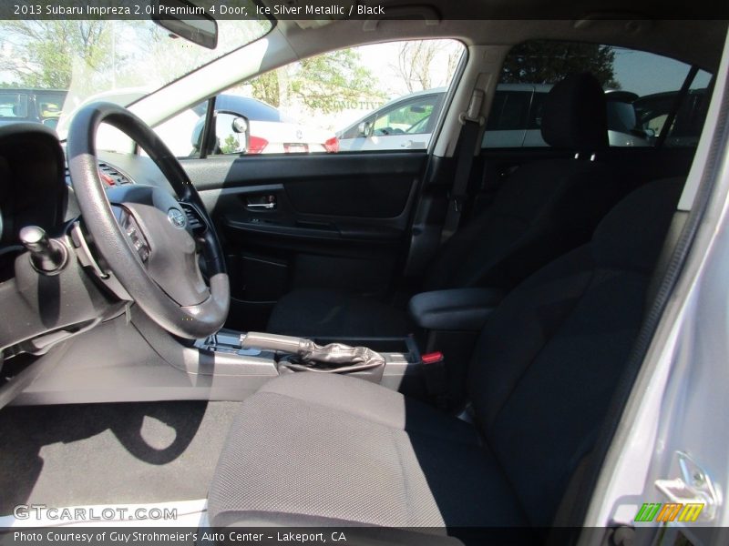 Ice Silver Metallic / Black 2013 Subaru Impreza 2.0i Premium 4 Door