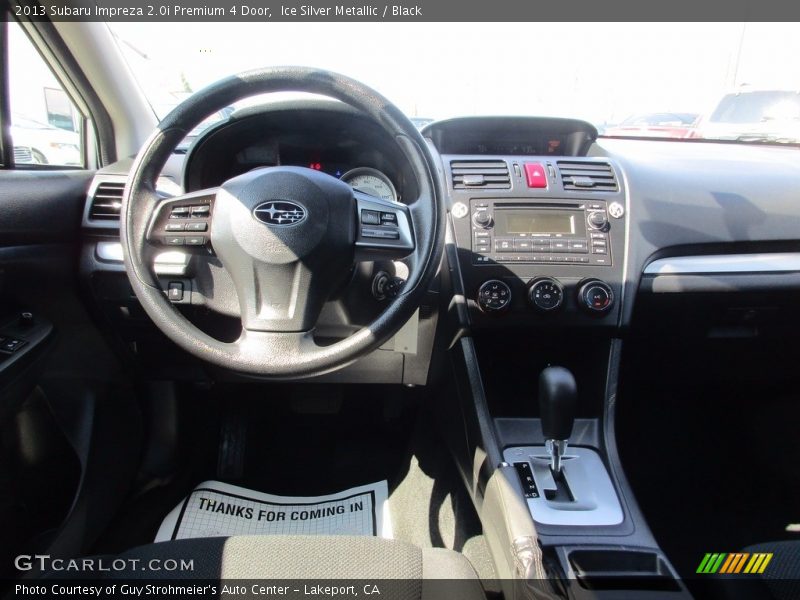 Ice Silver Metallic / Black 2013 Subaru Impreza 2.0i Premium 4 Door