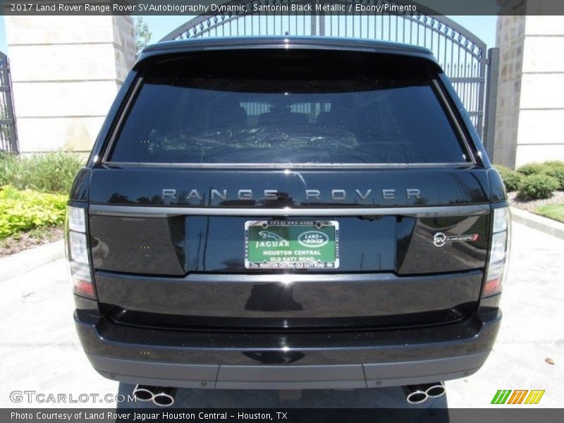 Santorini Black Metallic / Ebony/Pimento 2017 Land Rover Range Rover SVAutobiography Dynamic