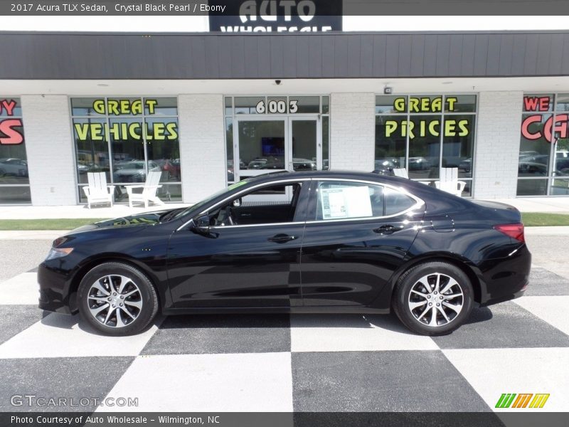 Crystal Black Pearl / Ebony 2017 Acura TLX Sedan