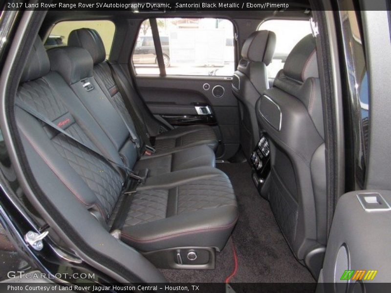 Rear Seat of 2017 Range Rover SVAutobiography Dynamic