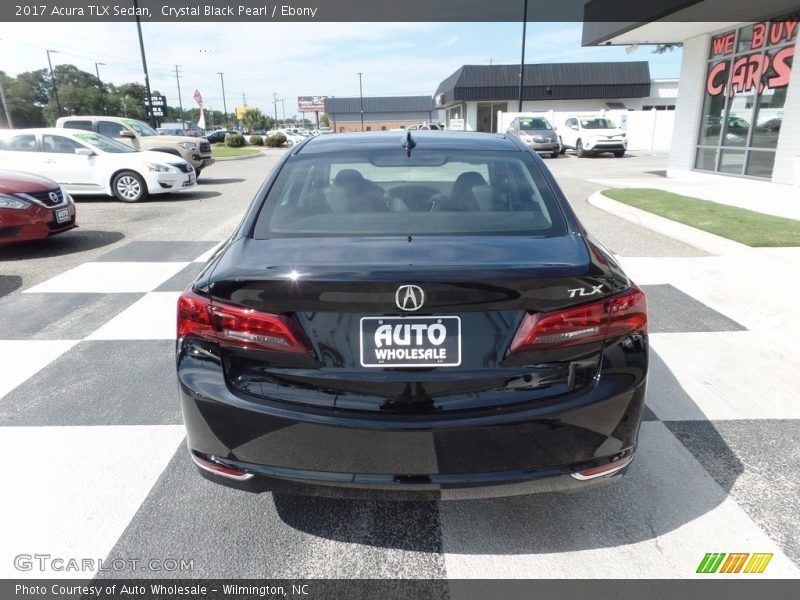 Crystal Black Pearl / Ebony 2017 Acura TLX Sedan