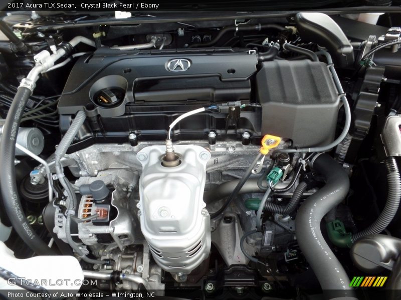 Crystal Black Pearl / Ebony 2017 Acura TLX Sedan