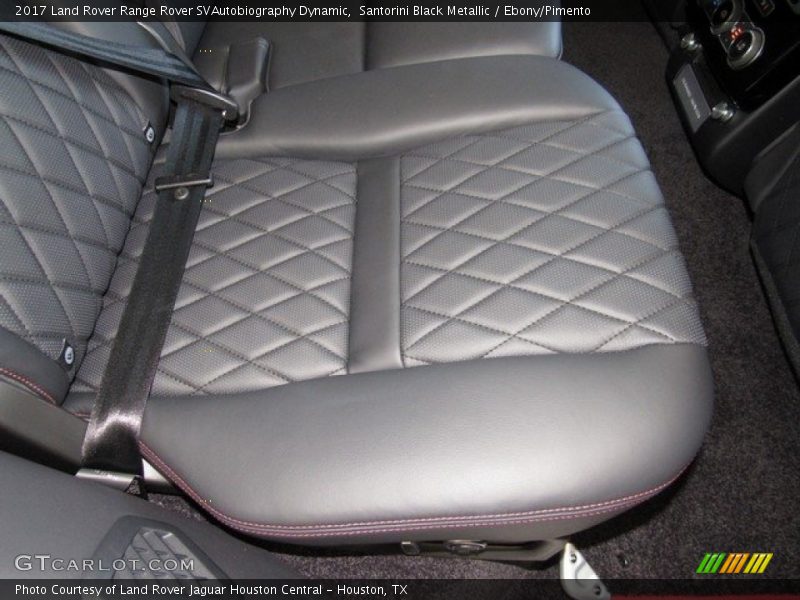 Rear Seat of 2017 Range Rover SVAutobiography Dynamic