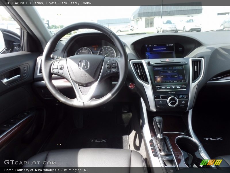 Crystal Black Pearl / Ebony 2017 Acura TLX Sedan