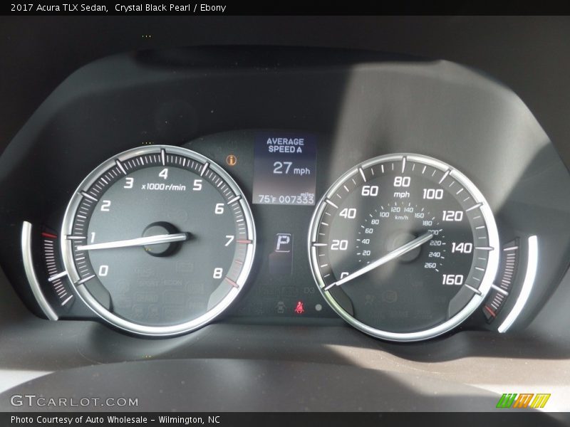 Crystal Black Pearl / Ebony 2017 Acura TLX Sedan