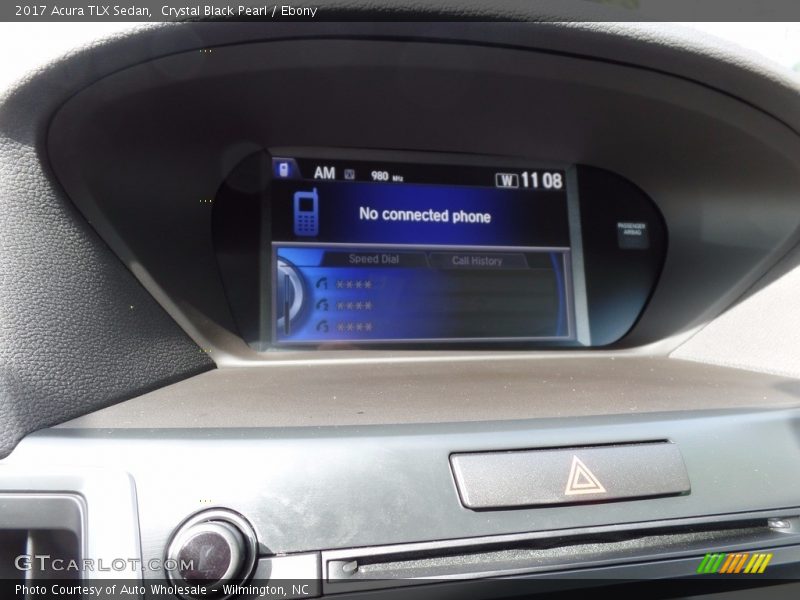 Crystal Black Pearl / Ebony 2017 Acura TLX Sedan