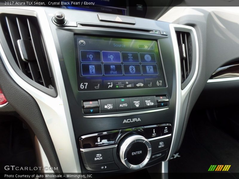 Crystal Black Pearl / Ebony 2017 Acura TLX Sedan