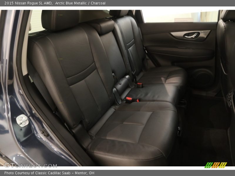 Arctic Blue Metallic / Charcoal 2015 Nissan Rogue SL AWD