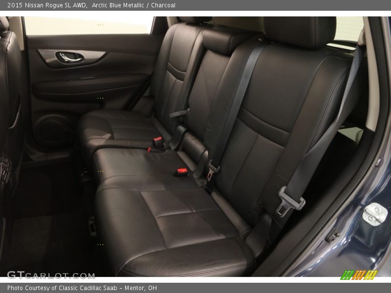 Arctic Blue Metallic / Charcoal 2015 Nissan Rogue SL AWD