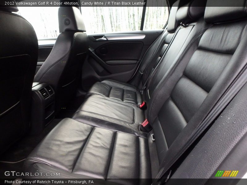 Candy White / R Titan Black Leather 2012 Volkswagen Golf R 4 Door 4Motion