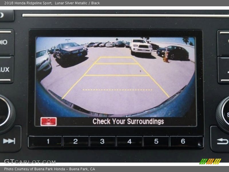 Lunar Silver Metallic / Black 2018 Honda Ridgeline Sport