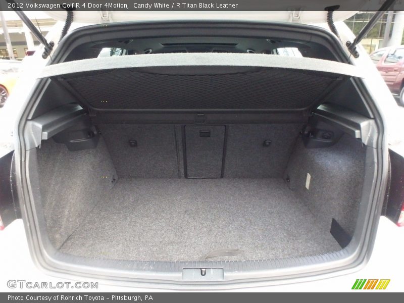 Candy White / R Titan Black Leather 2012 Volkswagen Golf R 4 Door 4Motion