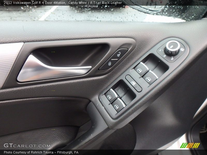 Candy White / R Titan Black Leather 2012 Volkswagen Golf R 4 Door 4Motion