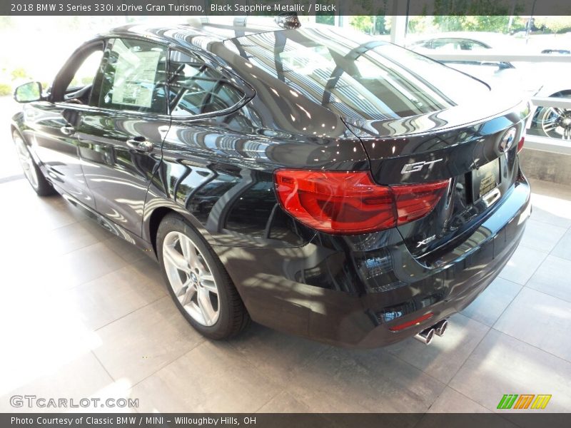 Black Sapphire Metallic / Black 2018 BMW 3 Series 330i xDrive Gran Turismo