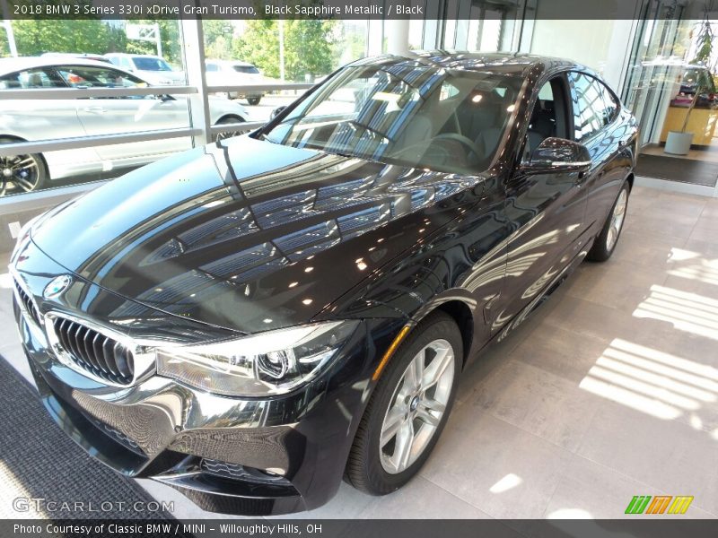 Black Sapphire Metallic / Black 2018 BMW 3 Series 330i xDrive Gran Turismo