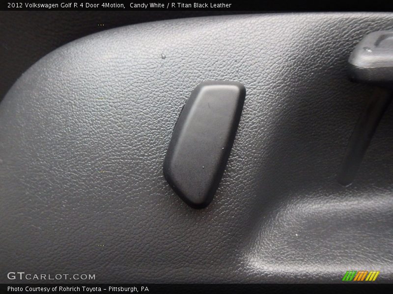 Candy White / R Titan Black Leather 2012 Volkswagen Golf R 4 Door 4Motion