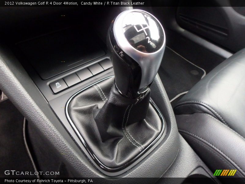 Candy White / R Titan Black Leather 2012 Volkswagen Golf R 4 Door 4Motion