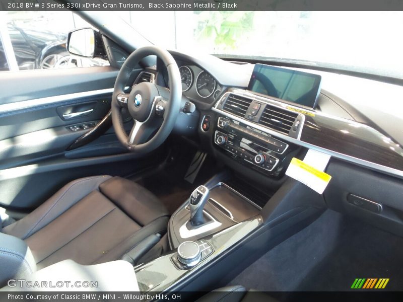 Black Sapphire Metallic / Black 2018 BMW 3 Series 330i xDrive Gran Turismo