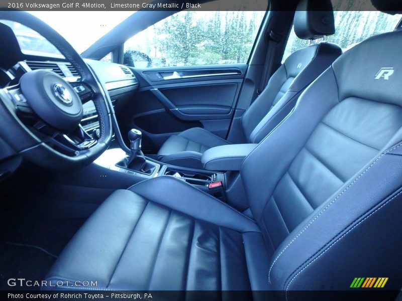 Limestone Gray Metallic / Black 2016 Volkswagen Golf R 4Motion