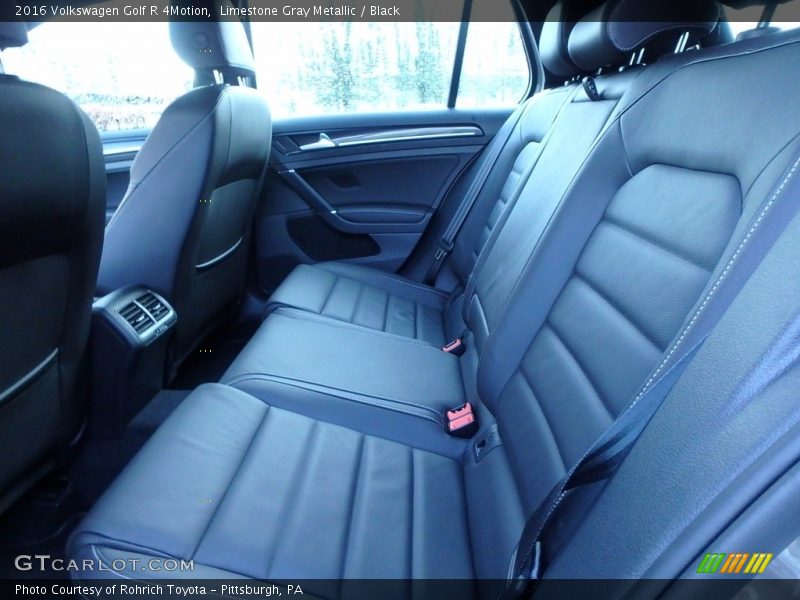 Limestone Gray Metallic / Black 2016 Volkswagen Golf R 4Motion