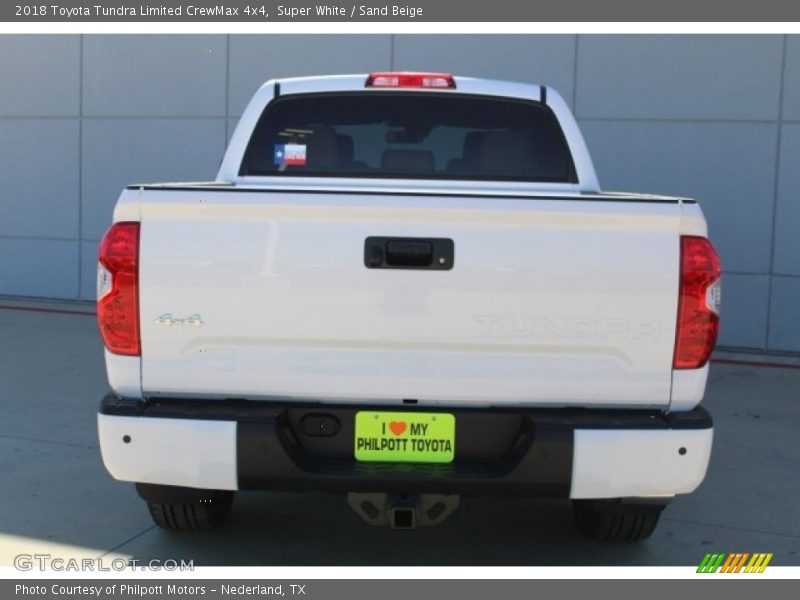 Super White / Sand Beige 2018 Toyota Tundra Limited CrewMax 4x4