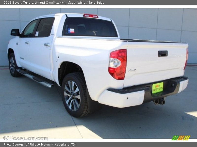 Super White / Sand Beige 2018 Toyota Tundra Limited CrewMax 4x4
